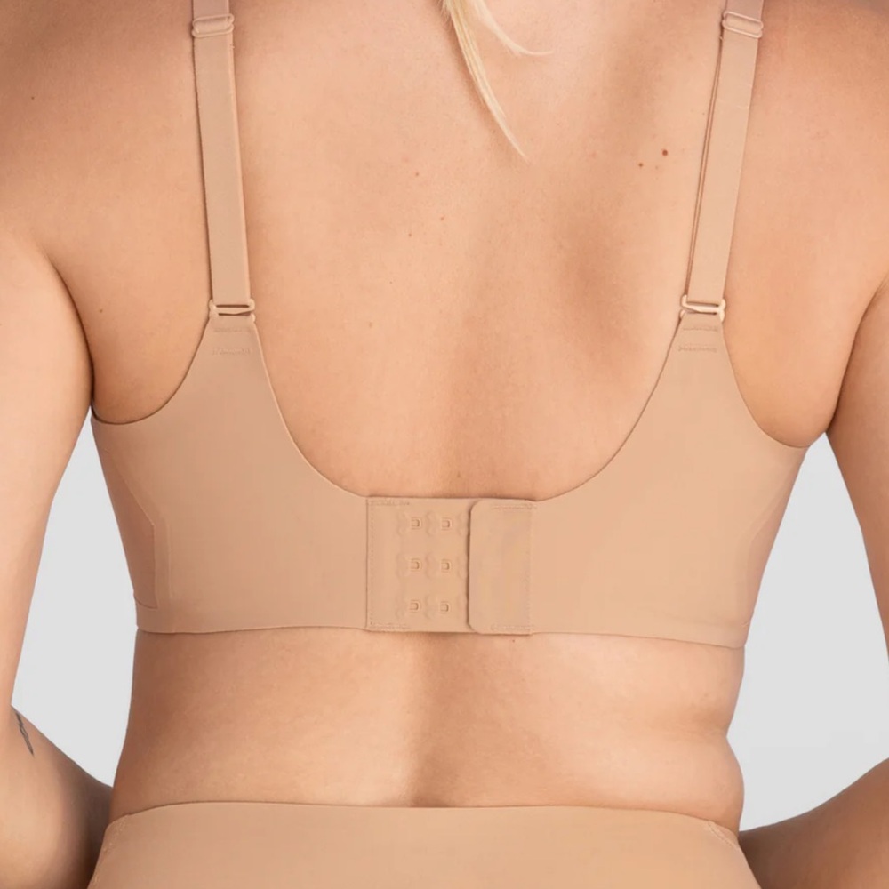 Honeylove LiftWear CrossOver Bra XL wire free wireless LWBR0301-SAND $69 New!!! - Picture 2 of 11